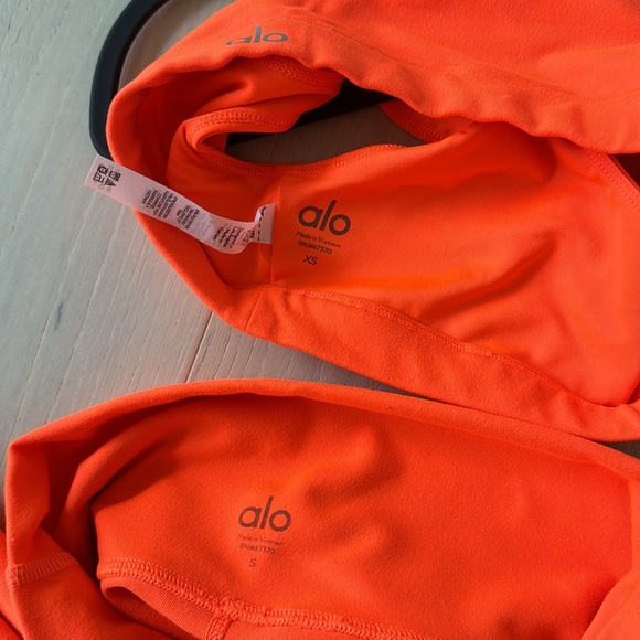 Alo yoga neon orange ambient sports bra ONLY - Picture 3 of 3